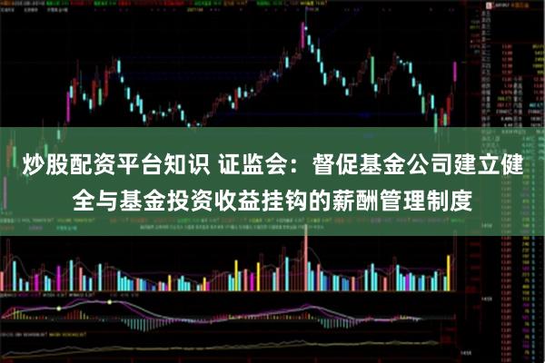 炒股配资平台知识 证监会：督促基金公司建立健全与基金投资收益挂钩的薪酬管理制度