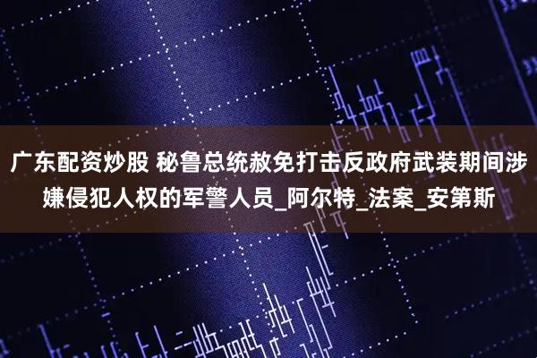 广东配资炒股 秘鲁总统赦免打击反政府武装期间涉嫌侵犯人权的军警人员_阿尔特_法案_安第斯